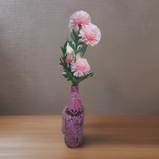 Decoupage decorations bottles - decoupage,