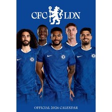2026 Calendar Chelsea FC Month to View A3 Football Calendar Official Product