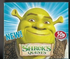 SHREK'S QUEST  STICKERS  1 TO