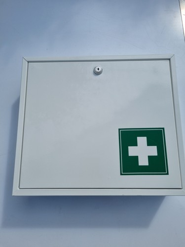 Wall mounted metal first aid - mounted,