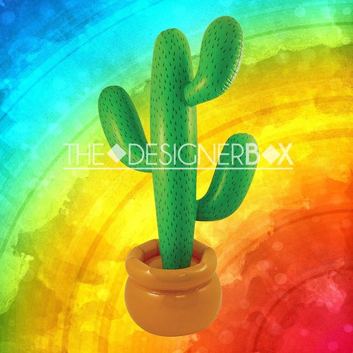 Large inflatable cactus - inflatable, tree