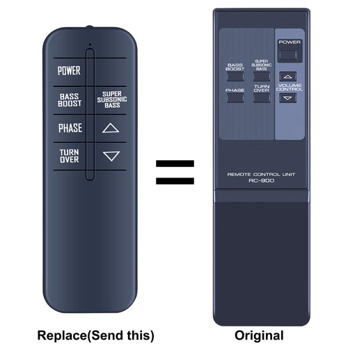 New replacement remote - replacement,