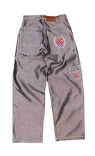 Vintage 1990s Rocawear Baggy Shiny Metallic Glanz Sparkle Jeans - W32 - BNWOT