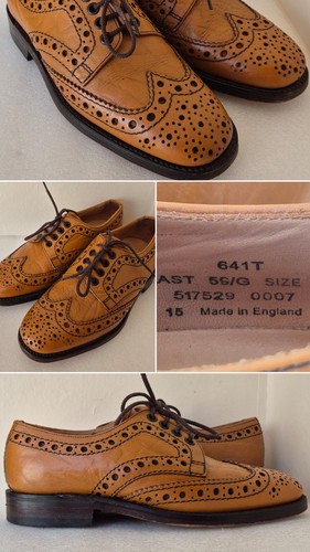 Vintage loake 641t - 641t, size