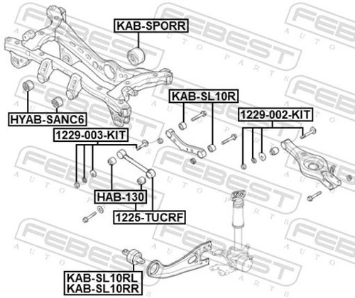 For febest 1225 - for, 1225-tucrf