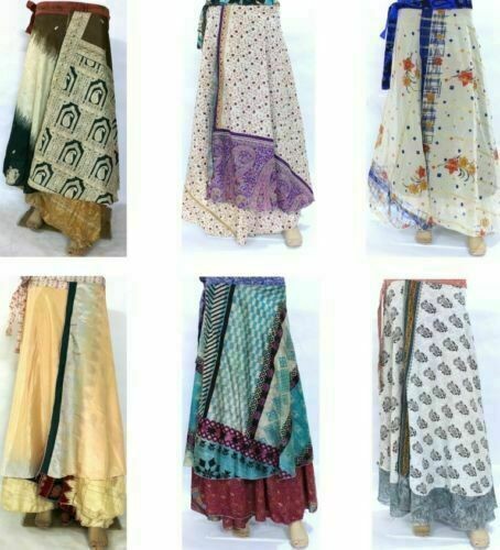 Vintage indian silk sari - vintage,