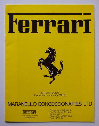 Guide ferrari cars - guide, to