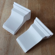 Victorian Handmade Plaster Corbels(X2) - H165mm X W130mm X D65mm