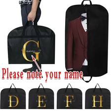 Personalised Custom names Clothes Cover Breathable Travel Suit Garment Dress Bag