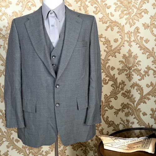 1970s blazer vest combo - vest,