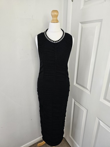Zara sleeveless black midi - sleeveless,
