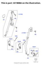 Land Rover Genuine Seat Belt