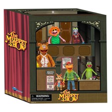 The Muppets Backstage DLX BOX Kermit Fozzie Gonzo Scooter Mahna Mahna Bean Bunny
