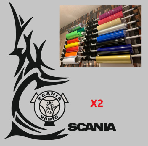 Scania vabis hgv truck sticker - hgv,