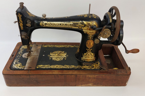 Antique singer sewing machine - antique,
