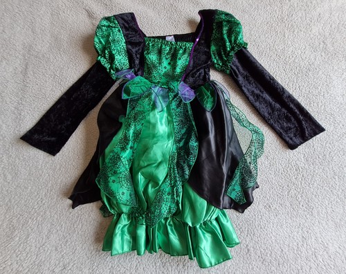 Girls halloween green black - &,