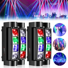 2PCS 8 LED Spider Moving Head