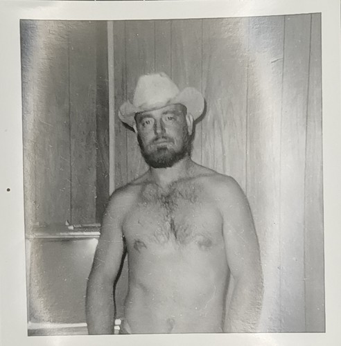 Shirtless man with cowboy - man,