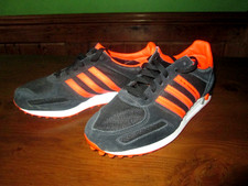 Adidas L A Trainer Black Suede