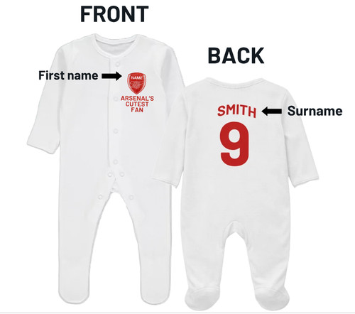 Arsenal themed baby - , grow