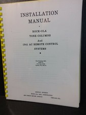 Rock-Ola Jukebox Manual Tone