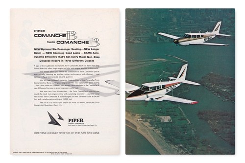 1966 piper twin - piper, comanche
