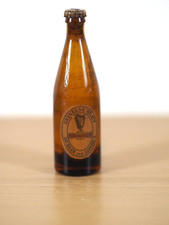 Vintage Collectable Mini Beer Bottle 86mm Guinness Stout Pre 1955