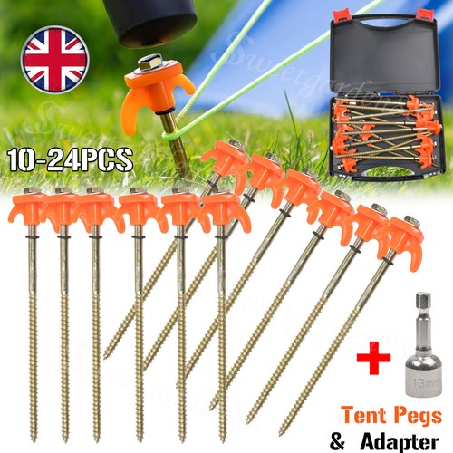 Tent pegs screw hard - tent,