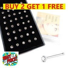 Nose Studs Set Straight Screw