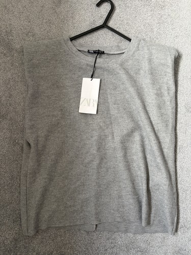 Zara women gray - women's, crew