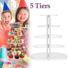 5 Tiers Acrylic Round Cupcake