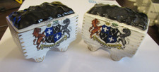 2 Carlton Ware crested china