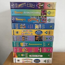 Barney & Bananas in Pyjamas VHS Bundle 10 Video Rare Vintage Classic 90s Kids TV