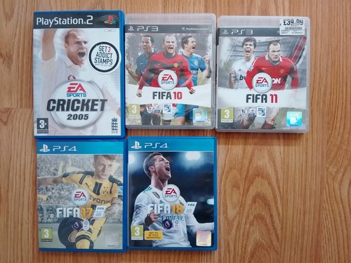 Play station and 4 games - station,