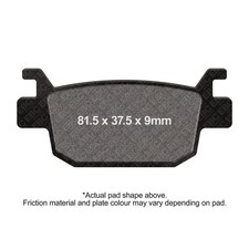 EBC Scoot Org Brake Pads Black