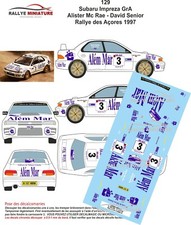 DECALS 1/32 REF 0129 SUBARU