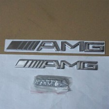 Chrome AMG Silver Metal Grille
