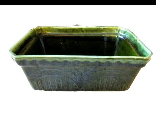 Vintage planter green - , drip