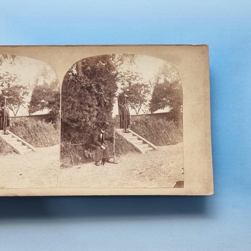 Good early stereoview c1865 - good,