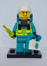 LEGO male Ambulance Paramedic minifigure & Accessories. Ideal Gift idea.