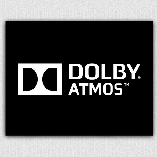 Dolby atmos sign - dolby, plaque