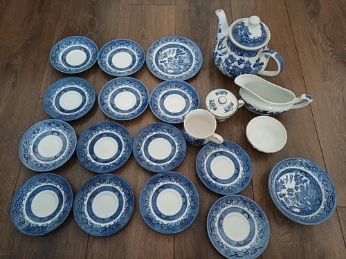 Churchill willow pattern - churchill,