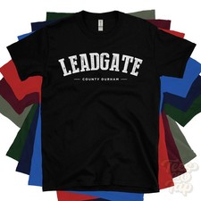 LEADGATE COUNTY DURHAM T-SHIRT england college style