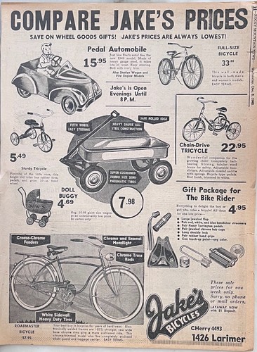 1948 newspaper for - 1948, pedal