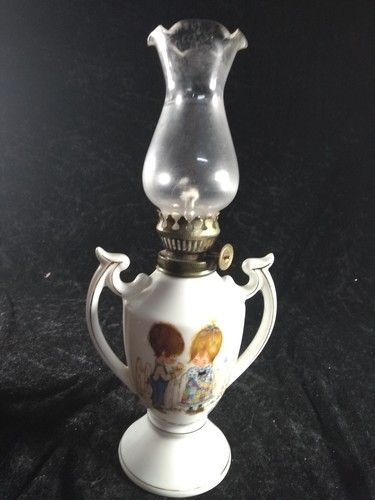 Vintage mini oil lamp 1970s - lamp,