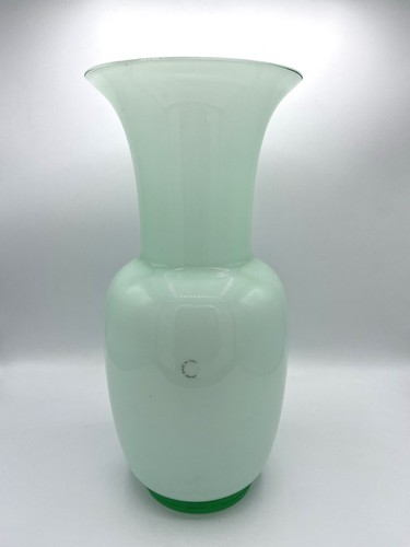Venini opaline vase - vase, green