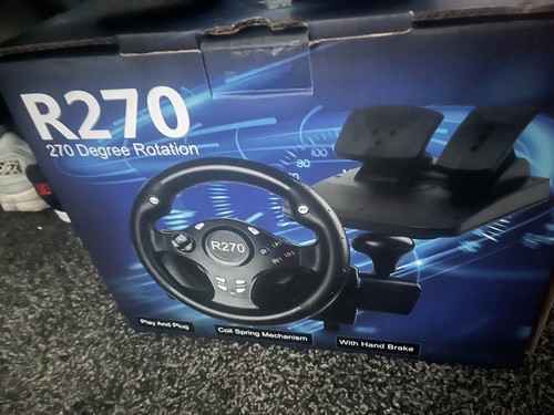 Gaming racing steering - steering, wheel