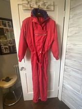 Red Show Dancer Ski Suit One Piece 
