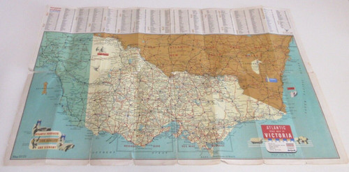 Atlantic road map of - map,