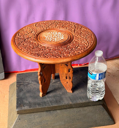 Vintage indian carved wood - indian,